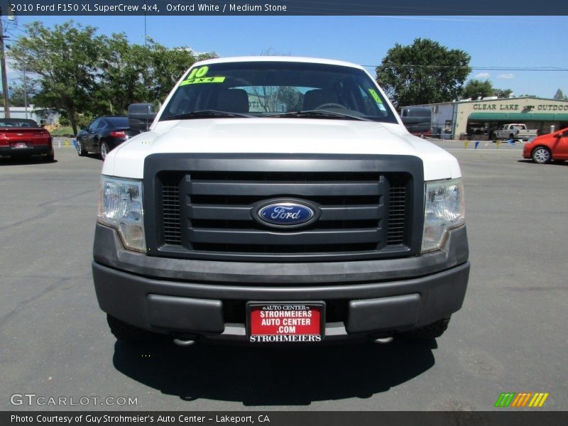 Oxford White / Medium Stone 2010 Ford F150 XL SuperCrew 4x4