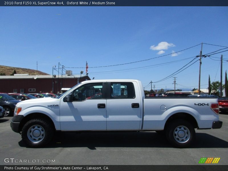 Oxford White / Medium Stone 2010 Ford F150 XL SuperCrew 4x4