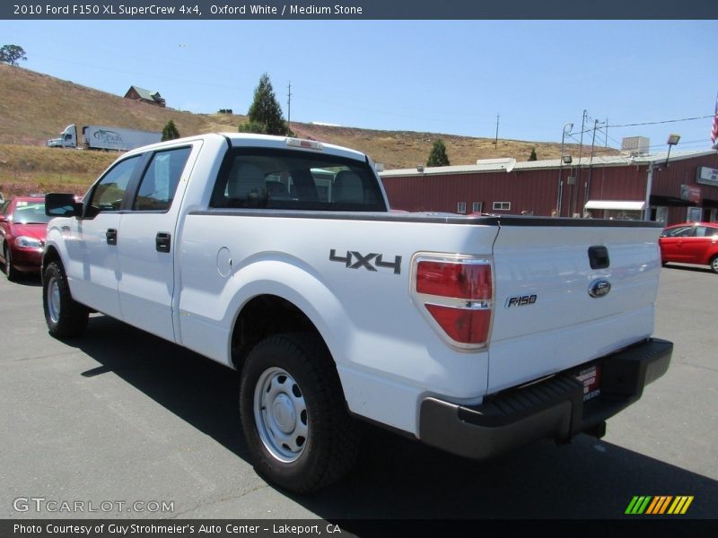 Oxford White / Medium Stone 2010 Ford F150 XL SuperCrew 4x4