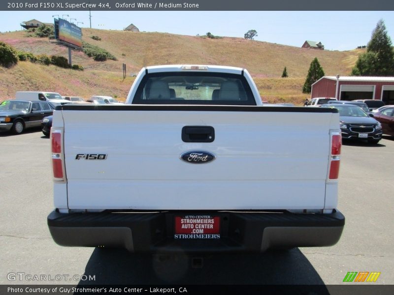 Oxford White / Medium Stone 2010 Ford F150 XL SuperCrew 4x4