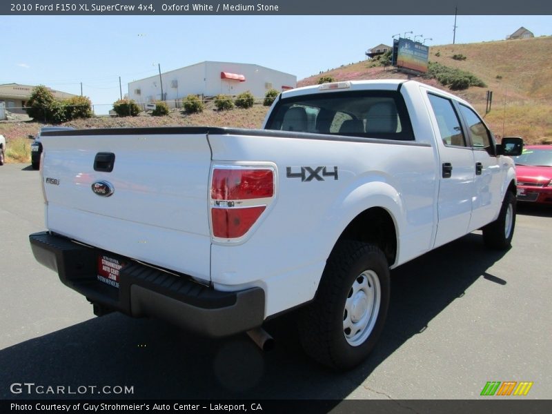 Oxford White / Medium Stone 2010 Ford F150 XL SuperCrew 4x4