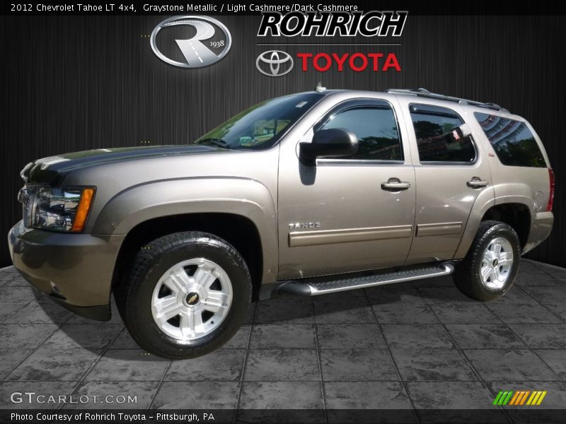 Graystone Metallic / Light Cashmere/Dark Cashmere 2012 Chevrolet Tahoe LT 4x4