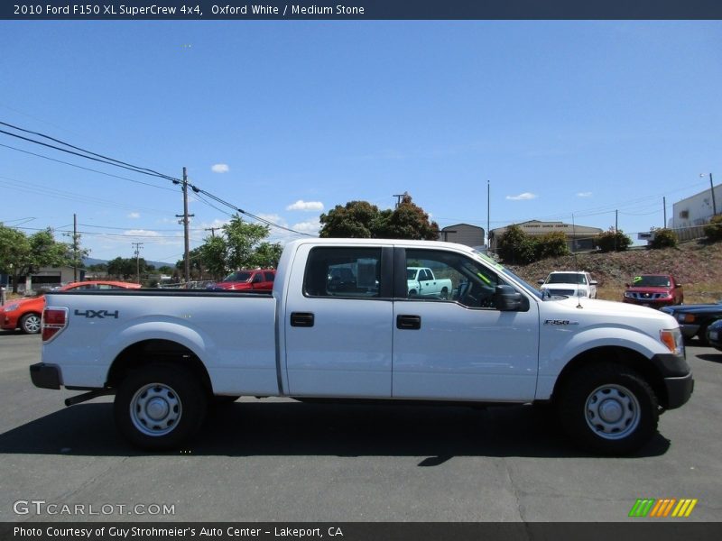 Oxford White / Medium Stone 2010 Ford F150 XL SuperCrew 4x4