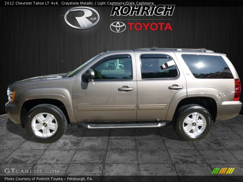 Graystone Metallic / Light Cashmere/Dark Cashmere 2012 Chevrolet Tahoe LT 4x4