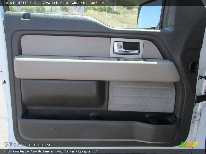 Oxford White / Medium Stone 2010 Ford F150 XL SuperCrew 4x4