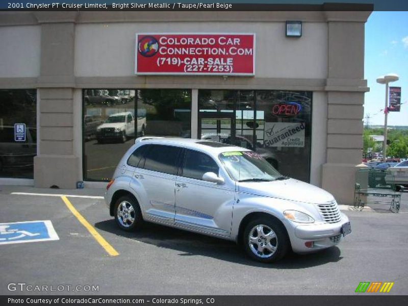 Bright Silver Metallic / Taupe/Pearl Beige 2001 Chrysler PT Cruiser Limited