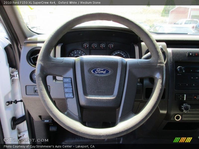 Oxford White / Medium Stone 2010 Ford F150 XL SuperCrew 4x4