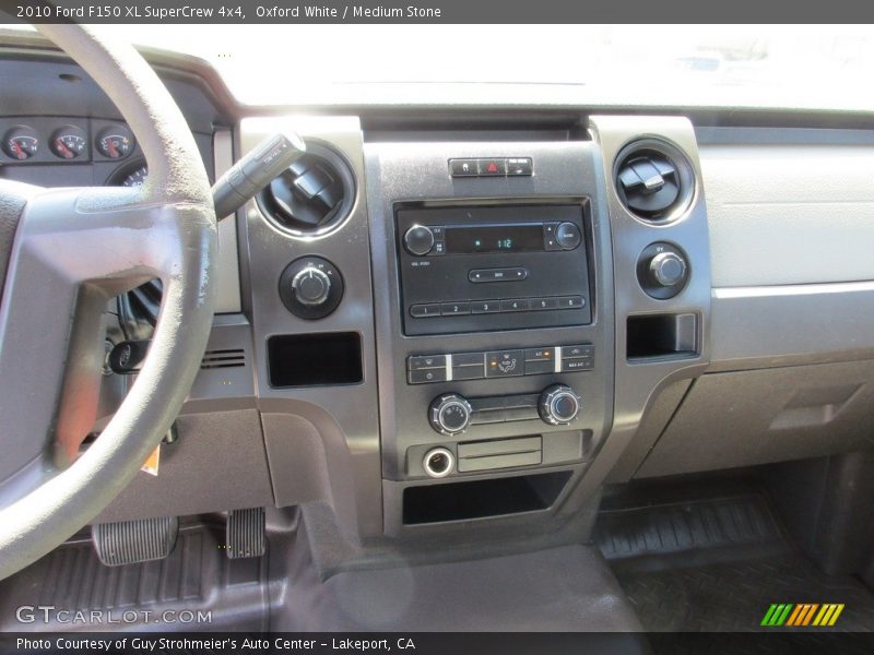 Oxford White / Medium Stone 2010 Ford F150 XL SuperCrew 4x4