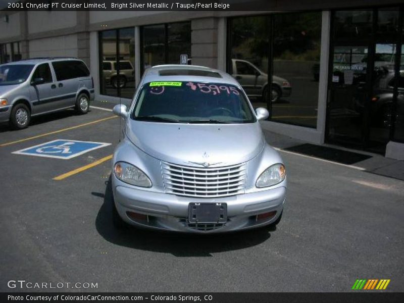 Bright Silver Metallic / Taupe/Pearl Beige 2001 Chrysler PT Cruiser Limited
