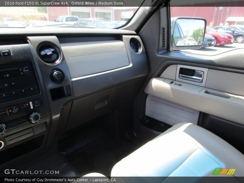 Oxford White / Medium Stone 2010 Ford F150 XL SuperCrew 4x4