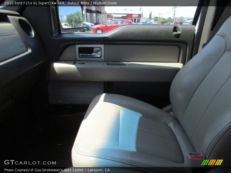 Oxford White / Medium Stone 2010 Ford F150 XL SuperCrew 4x4
