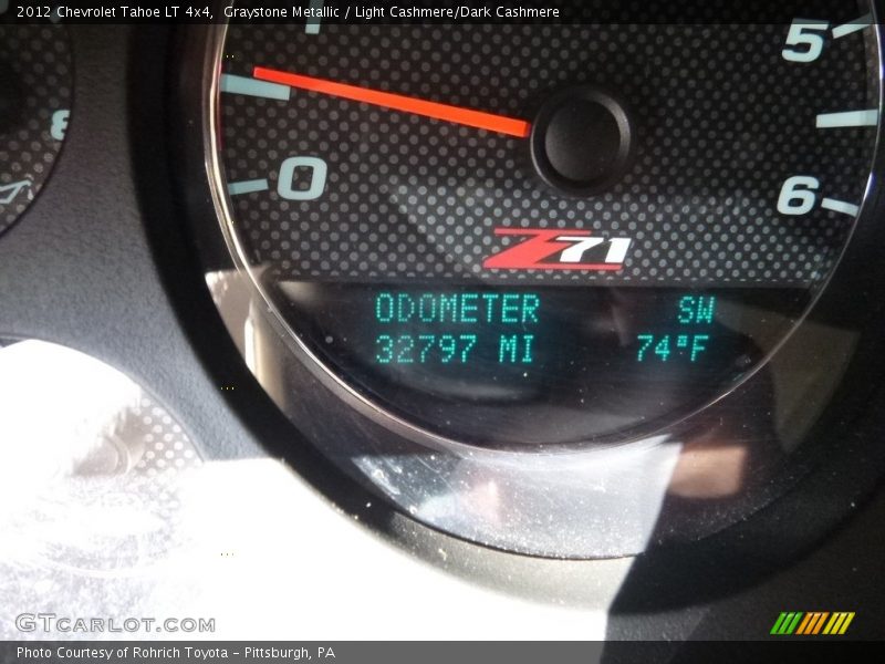 Graystone Metallic / Light Cashmere/Dark Cashmere 2012 Chevrolet Tahoe LT 4x4