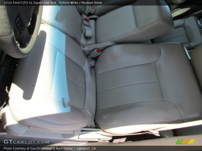 Oxford White / Medium Stone 2010 Ford F150 XL SuperCrew 4x4