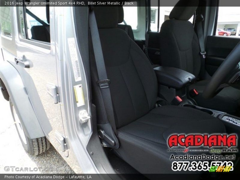 Billet Silver Metallic / Black 2016 Jeep Wrangler Unlimited Sport 4x4 RHD