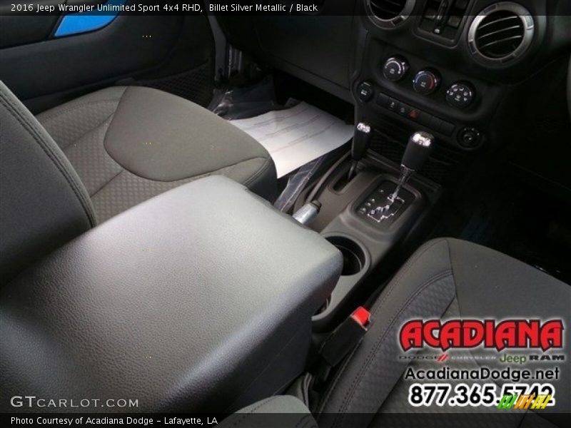 Billet Silver Metallic / Black 2016 Jeep Wrangler Unlimited Sport 4x4 RHD