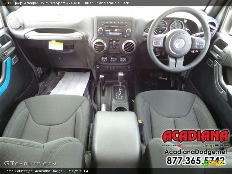 Billet Silver Metallic / Black 2016 Jeep Wrangler Unlimited Sport 4x4 RHD