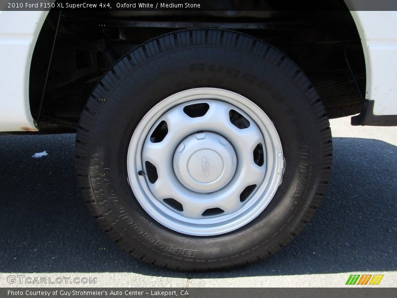 Oxford White / Medium Stone 2010 Ford F150 XL SuperCrew 4x4