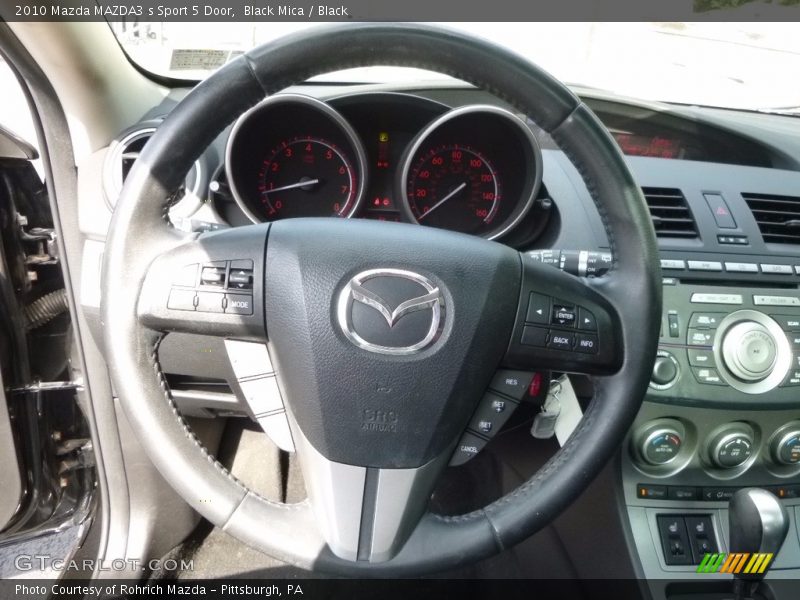 Black Mica / Black 2010 Mazda MAZDA3 s Sport 5 Door