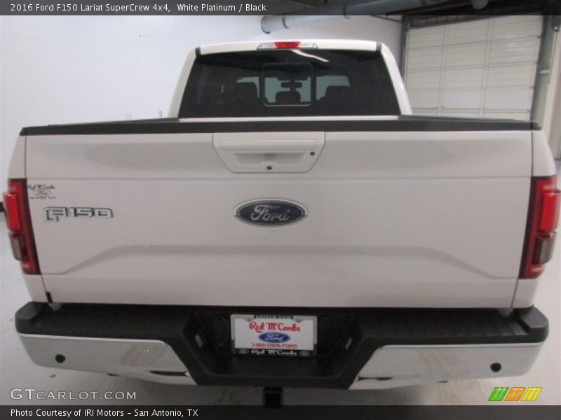 White Platinum / Black 2016 Ford F150 Lariat SuperCrew 4x4