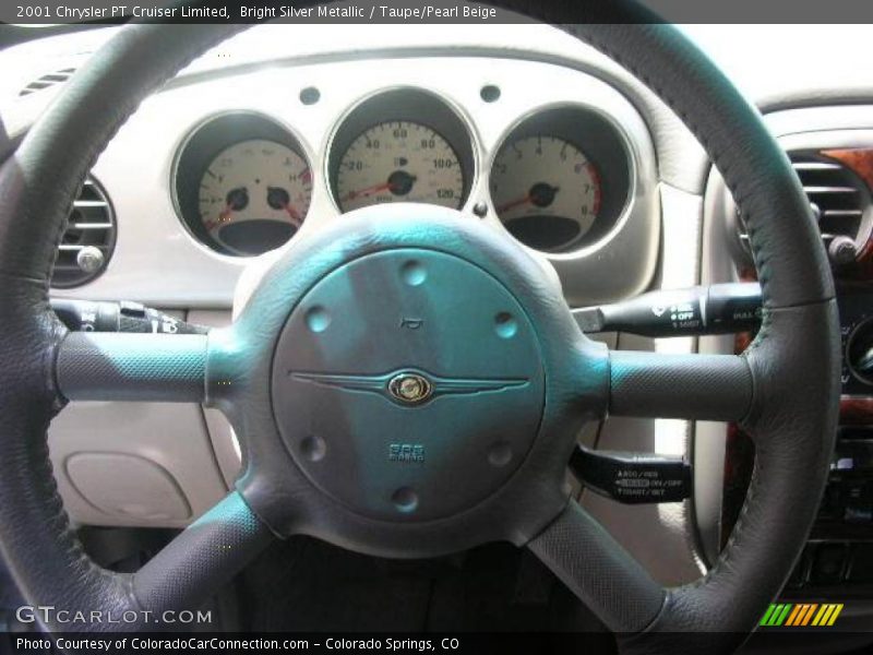Bright Silver Metallic / Taupe/Pearl Beige 2001 Chrysler PT Cruiser Limited