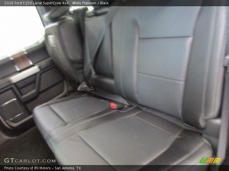 White Platinum / Black 2016 Ford F150 Lariat SuperCrew 4x4