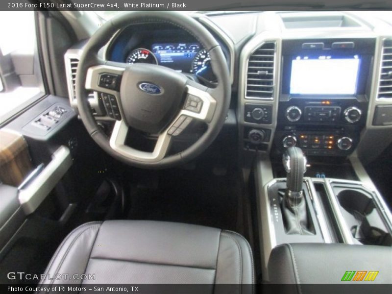White Platinum / Black 2016 Ford F150 Lariat SuperCrew 4x4