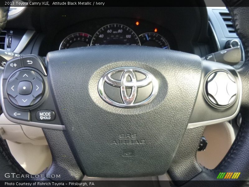 Attitude Black Metallic / Ivory 2013 Toyota Camry XLE