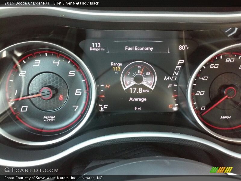 Billet Silver Metallic / Black 2016 Dodge Charger R/T