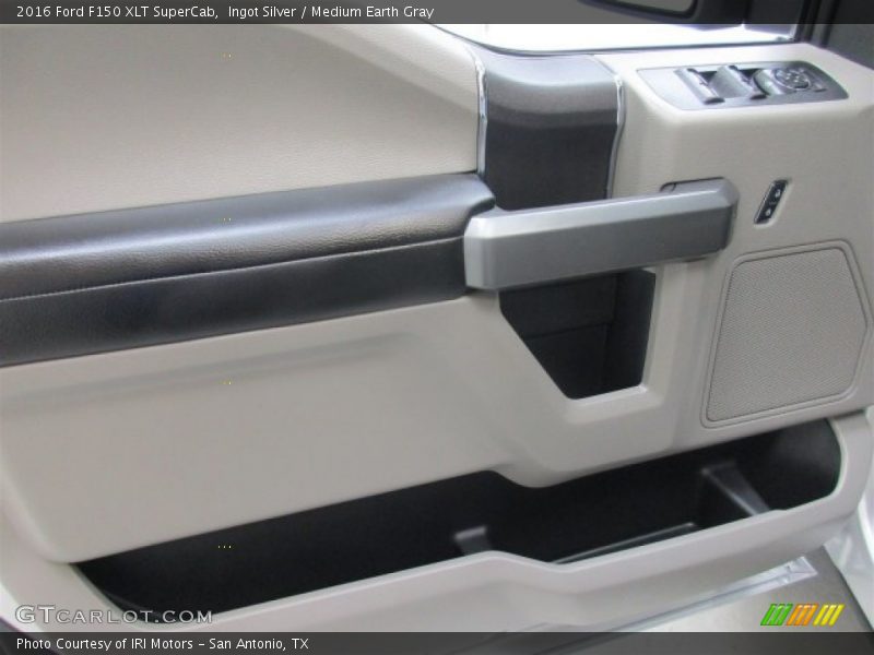 Ingot Silver / Medium Earth Gray 2016 Ford F150 XLT SuperCab