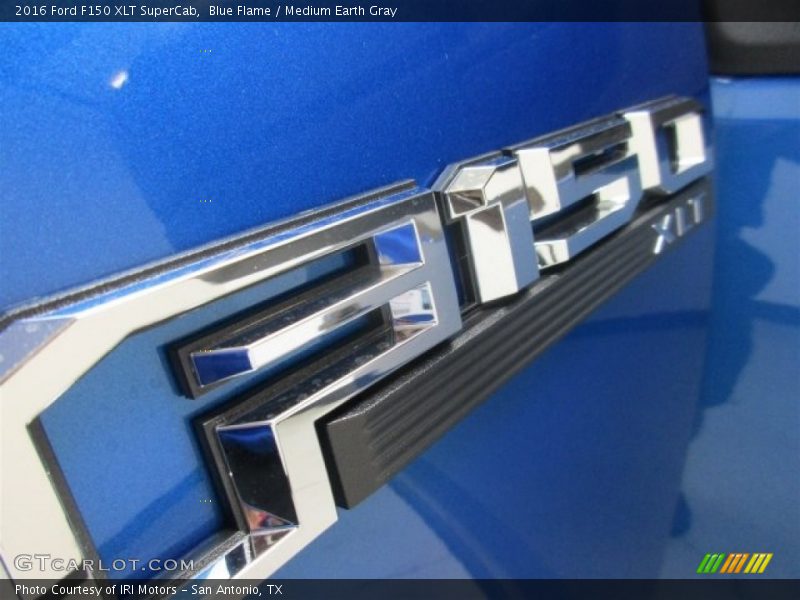 Blue Flame / Medium Earth Gray 2016 Ford F150 XLT SuperCab