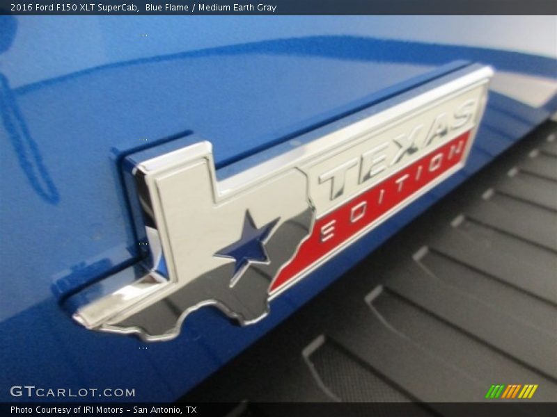 Blue Flame / Medium Earth Gray 2016 Ford F150 XLT SuperCab