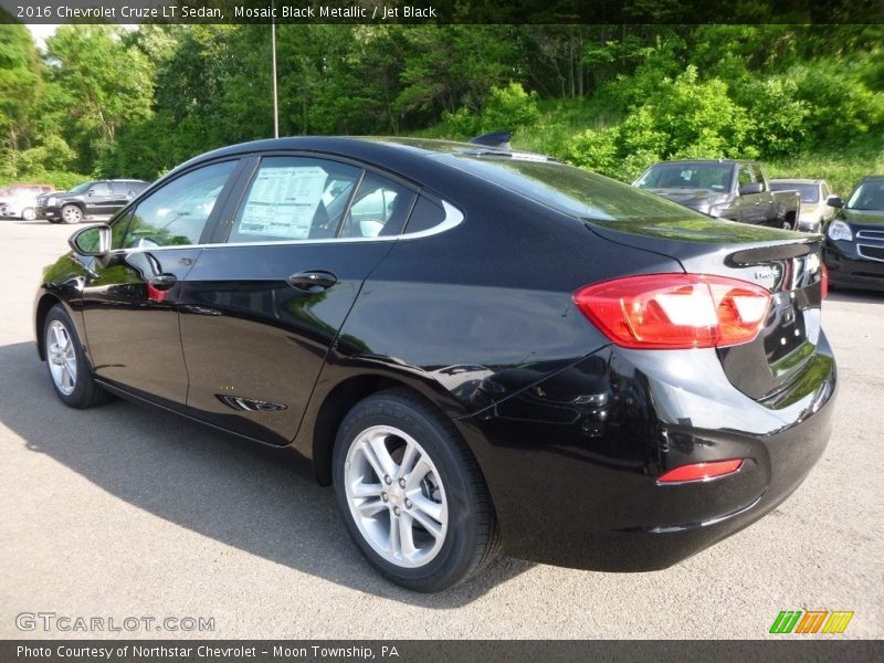 Mosaic Black Metallic / Jet Black 2016 Chevrolet Cruze LT Sedan