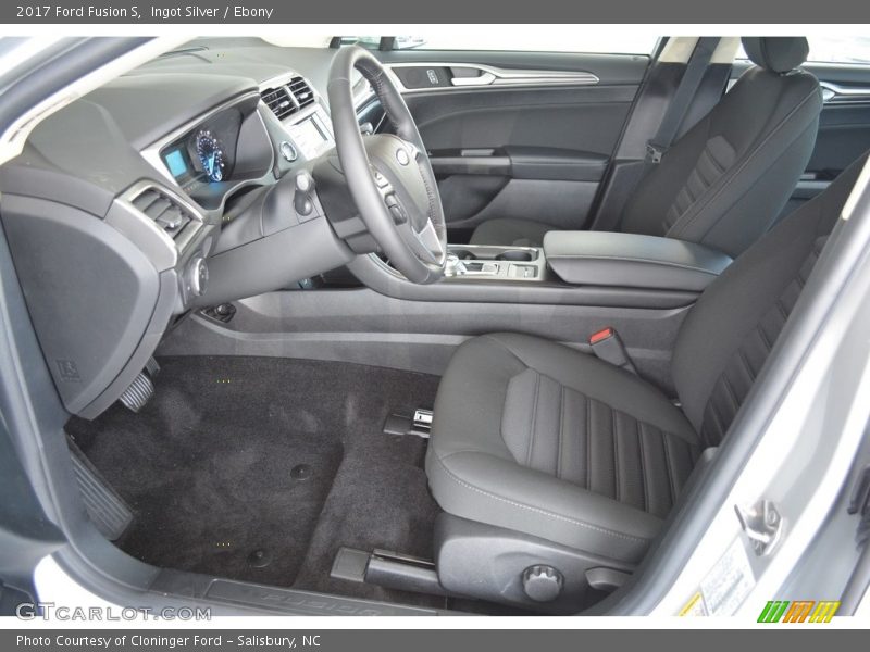 Ingot Silver / Ebony 2017 Ford Fusion S