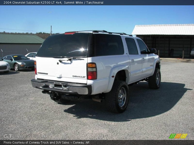 Summit White / Tan/Neutral 2004 Chevrolet Suburban K2500 LT 4x4