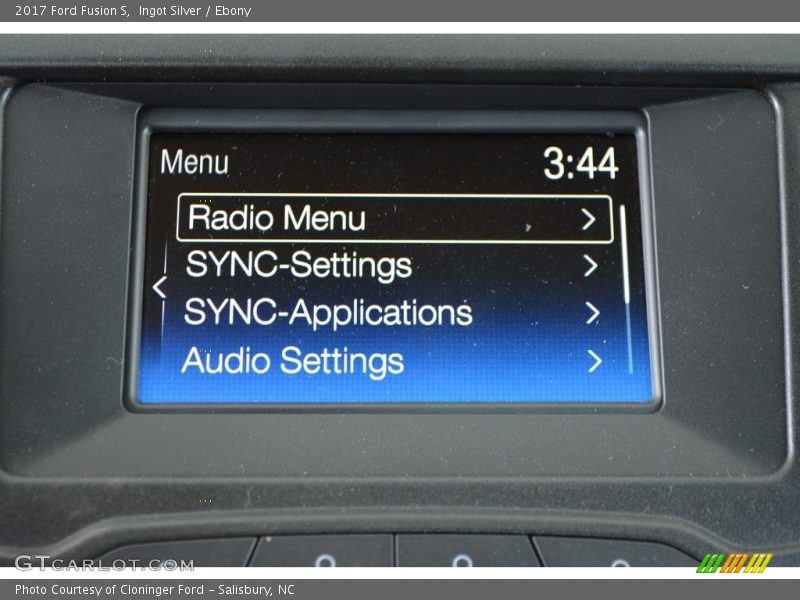 Ingot Silver / Ebony 2017 Ford Fusion S