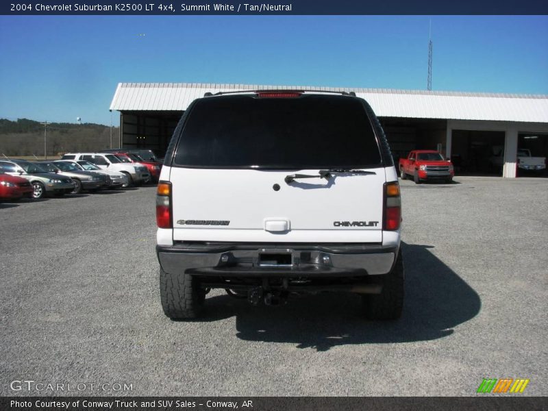 Summit White / Tan/Neutral 2004 Chevrolet Suburban K2500 LT 4x4
