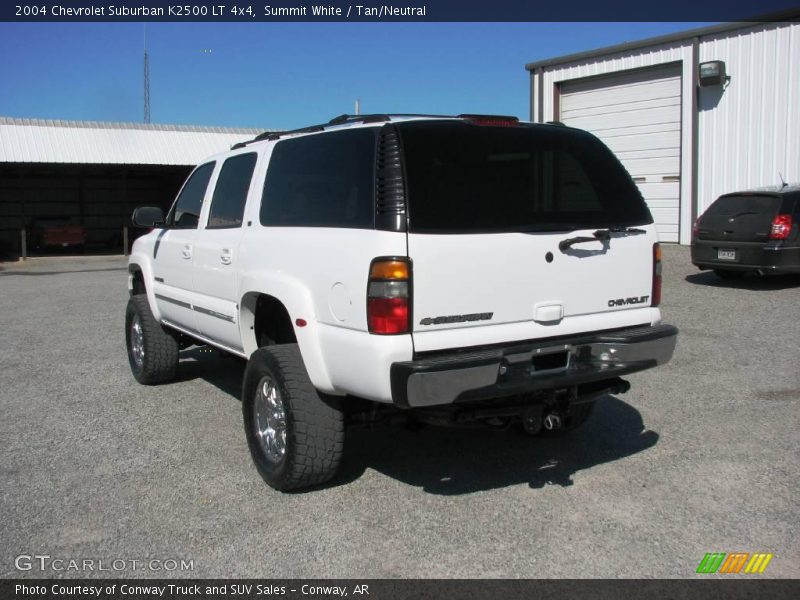 Summit White / Tan/Neutral 2004 Chevrolet Suburban K2500 LT 4x4