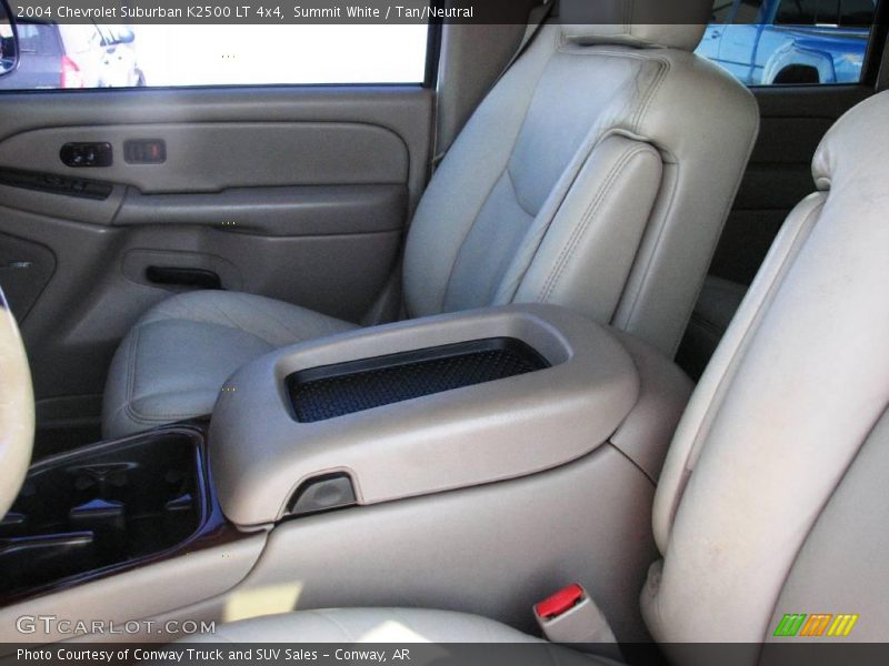 Summit White / Tan/Neutral 2004 Chevrolet Suburban K2500 LT 4x4