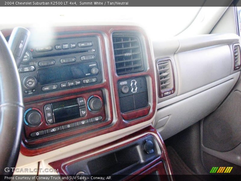 Summit White / Tan/Neutral 2004 Chevrolet Suburban K2500 LT 4x4