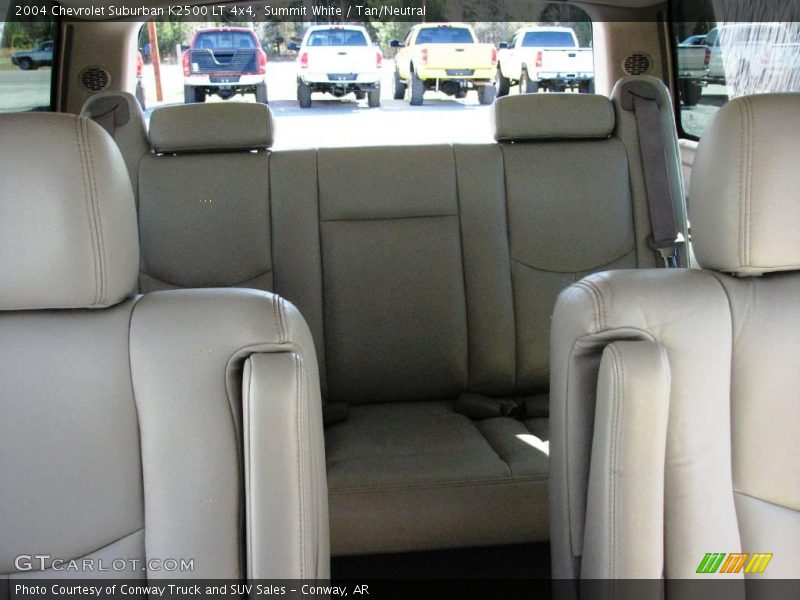 Summit White / Tan/Neutral 2004 Chevrolet Suburban K2500 LT 4x4