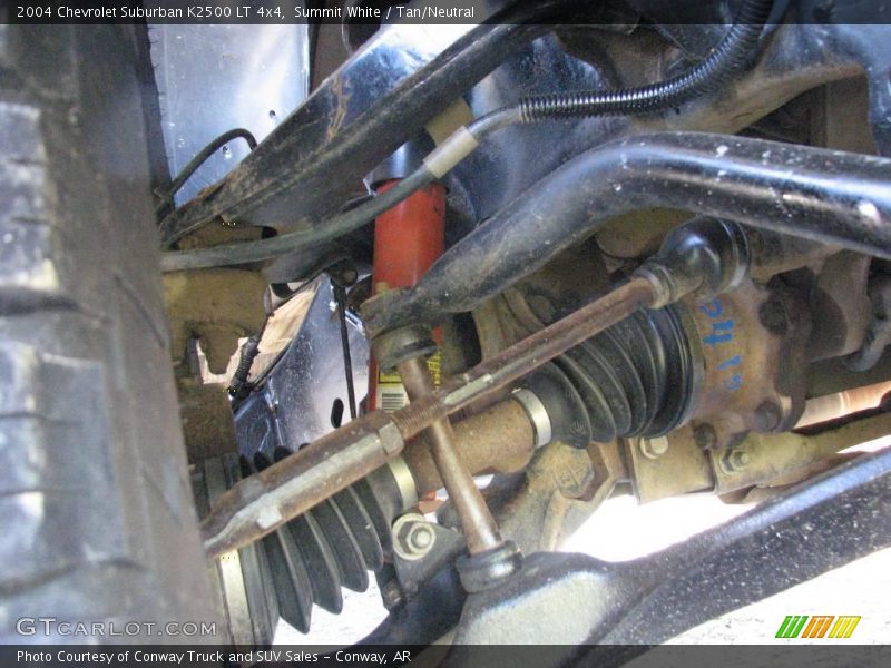 Summit White / Tan/Neutral 2004 Chevrolet Suburban K2500 LT 4x4