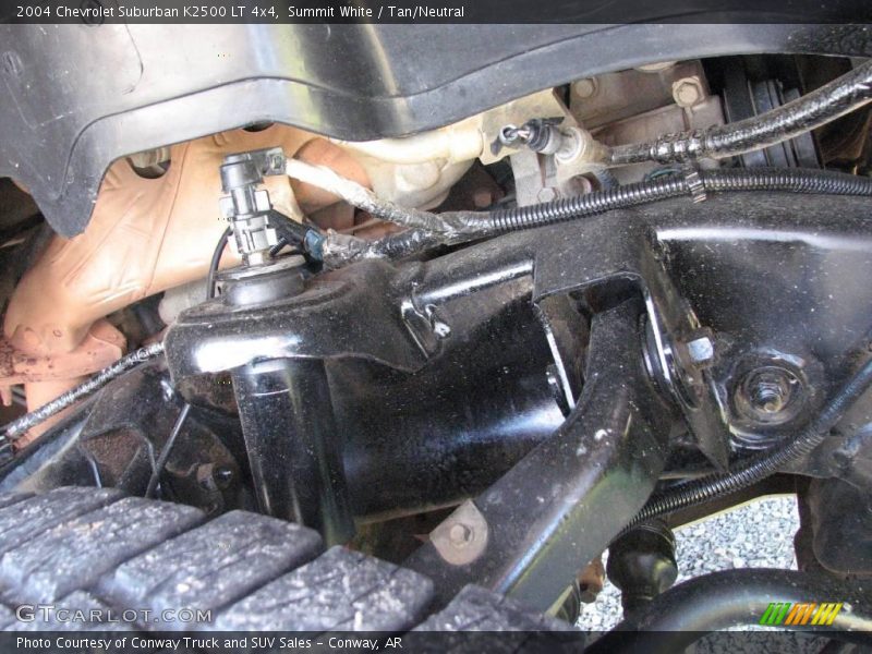 Summit White / Tan/Neutral 2004 Chevrolet Suburban K2500 LT 4x4