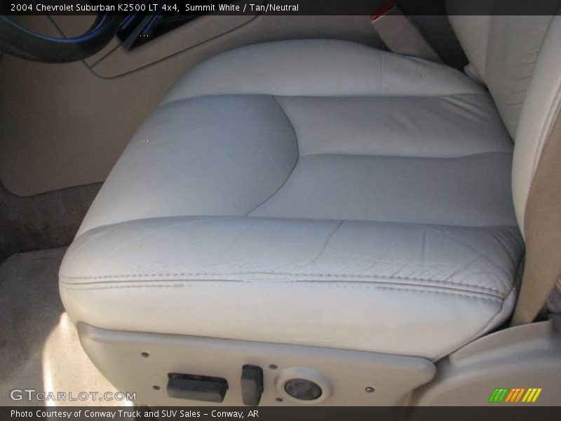 Summit White / Tan/Neutral 2004 Chevrolet Suburban K2500 LT 4x4