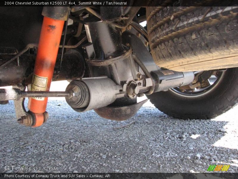 Summit White / Tan/Neutral 2004 Chevrolet Suburban K2500 LT 4x4