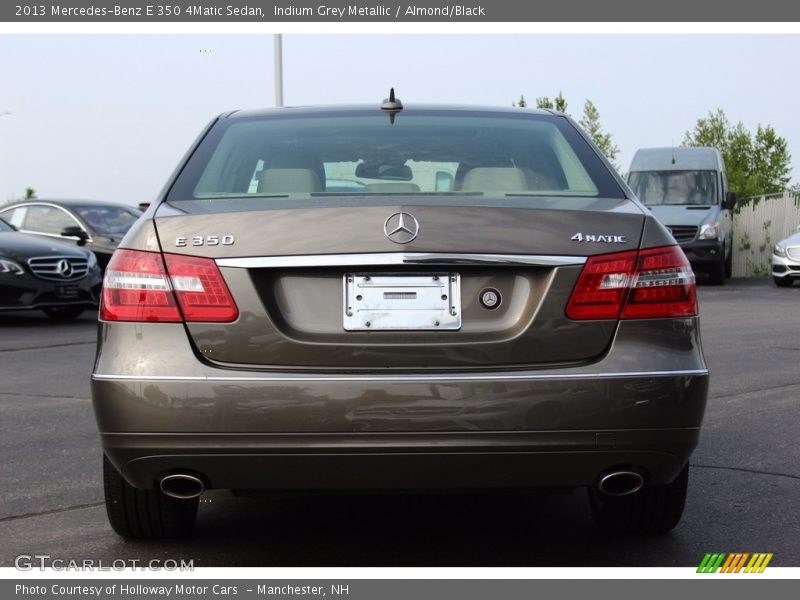 Indium Grey Metallic / Almond/Black 2013 Mercedes-Benz E 350 4Matic Sedan