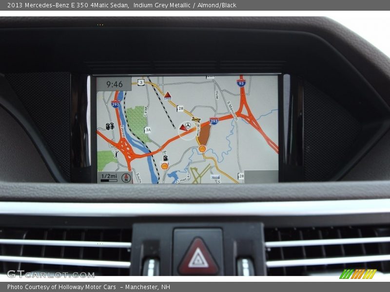 Indium Grey Metallic / Almond/Black 2013 Mercedes-Benz E 350 4Matic Sedan