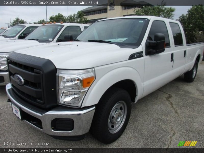 Oxford White / Steel 2016 Ford F250 Super Duty XL Crew Cab