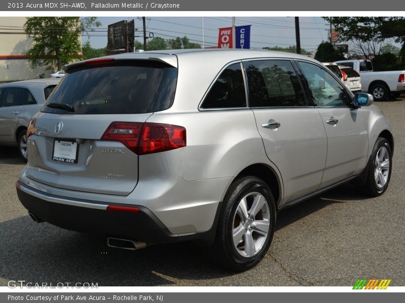 Palladium Metallic / Graystone 2013 Acura MDX SH-AWD
