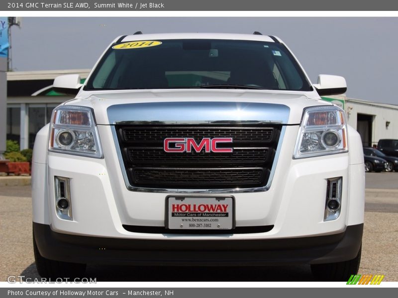 Summit White / Jet Black 2014 GMC Terrain SLE AWD