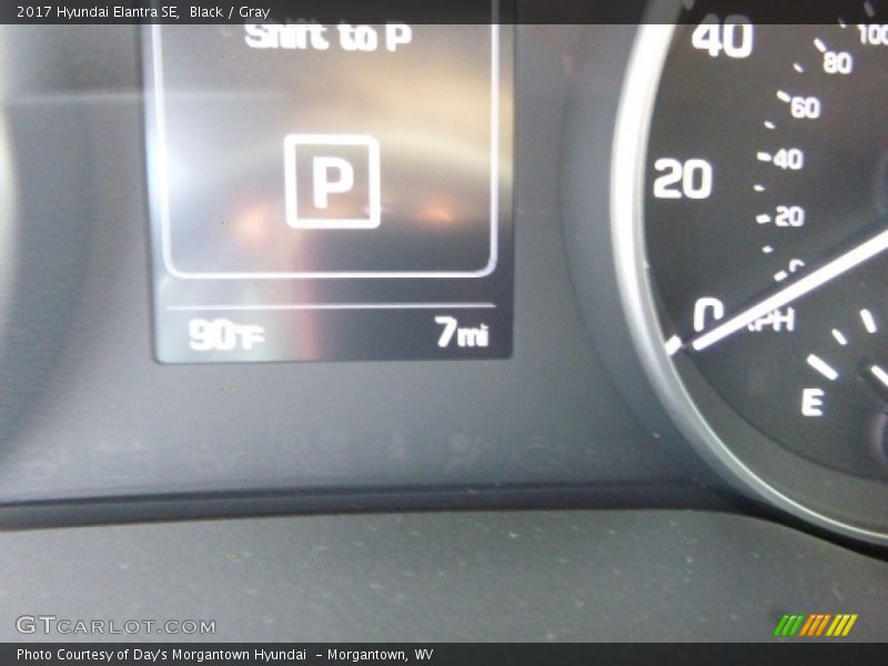 Black / Gray 2017 Hyundai Elantra SE